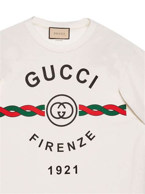 Gucci Gucci Firenze 1921 Cotton T